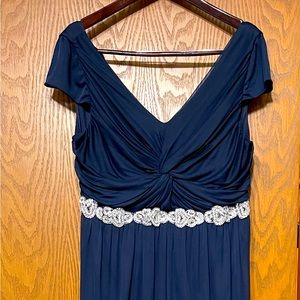 David’s bridal 18w navy mother of the bride dress